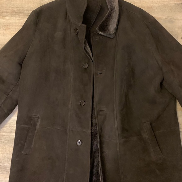 Beautiful Sheepskin 3/4 Length Coat - Men’s XXL (worn few times) - Picture 3 of 4